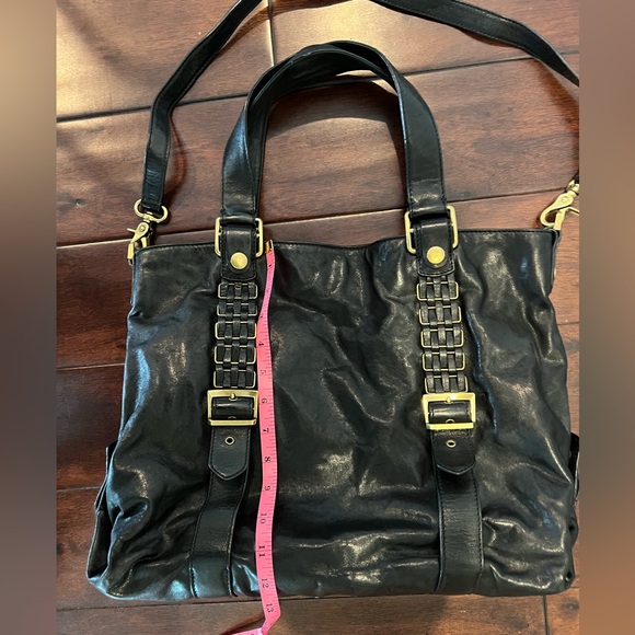 Kooba Large Black Leather Hobo Bag - Picture 13 of 15